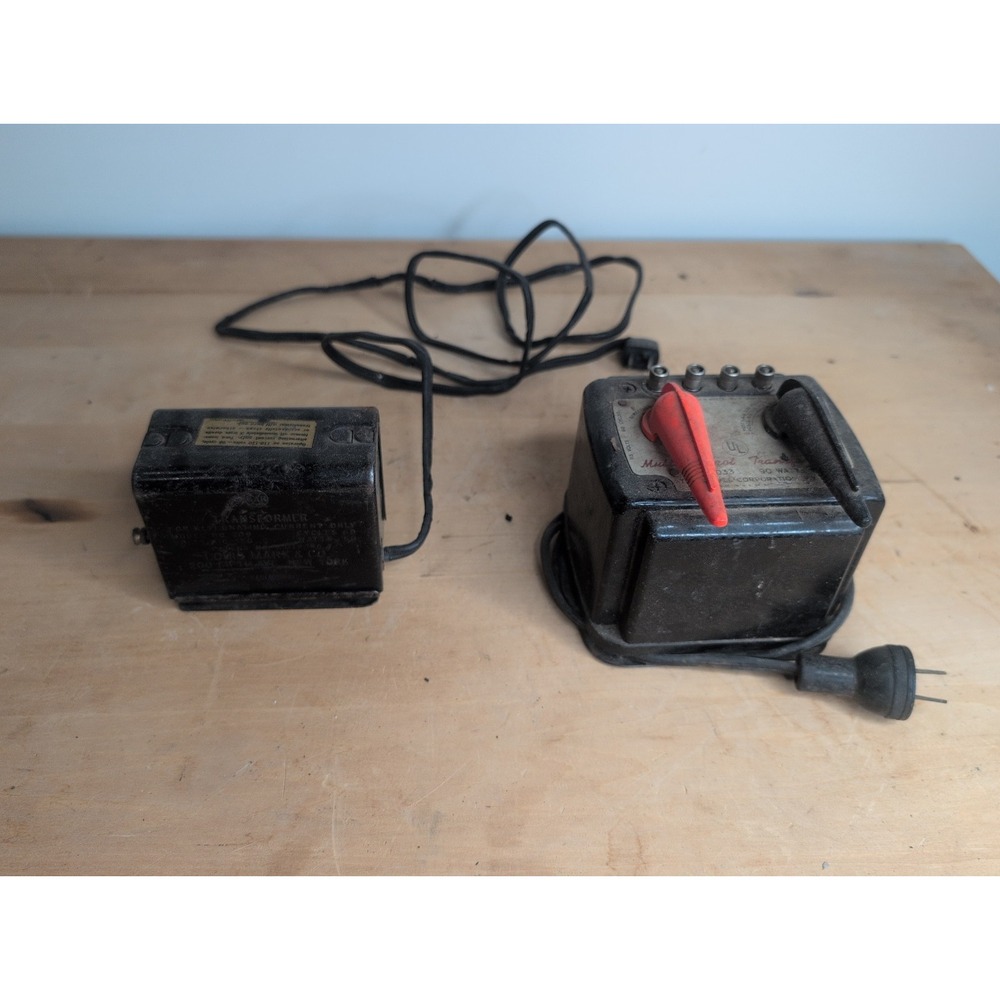 Lot Of 2 Vintage Train Transformers Lionel 1033 & Marx 709